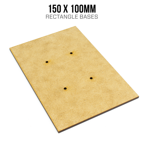 150 x 100mm Rectangle Bases