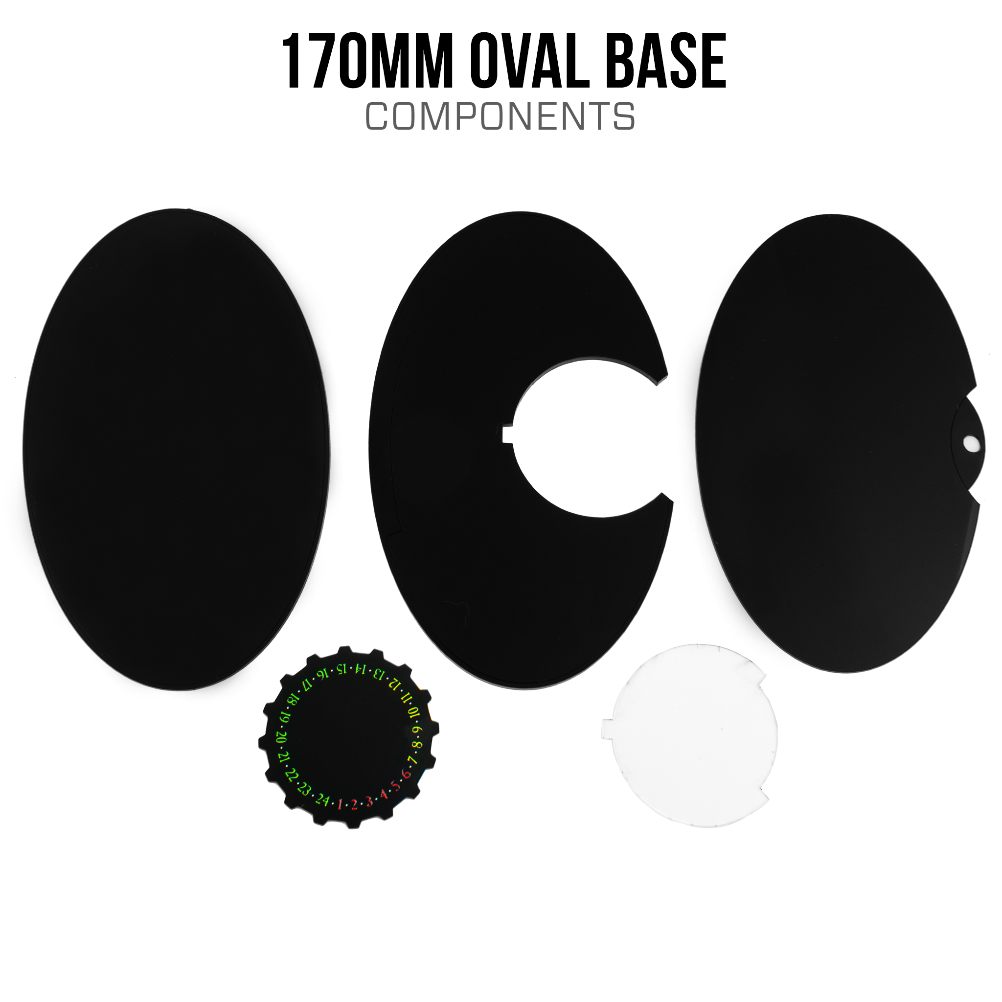 170mm Oval Base Wound Tracker