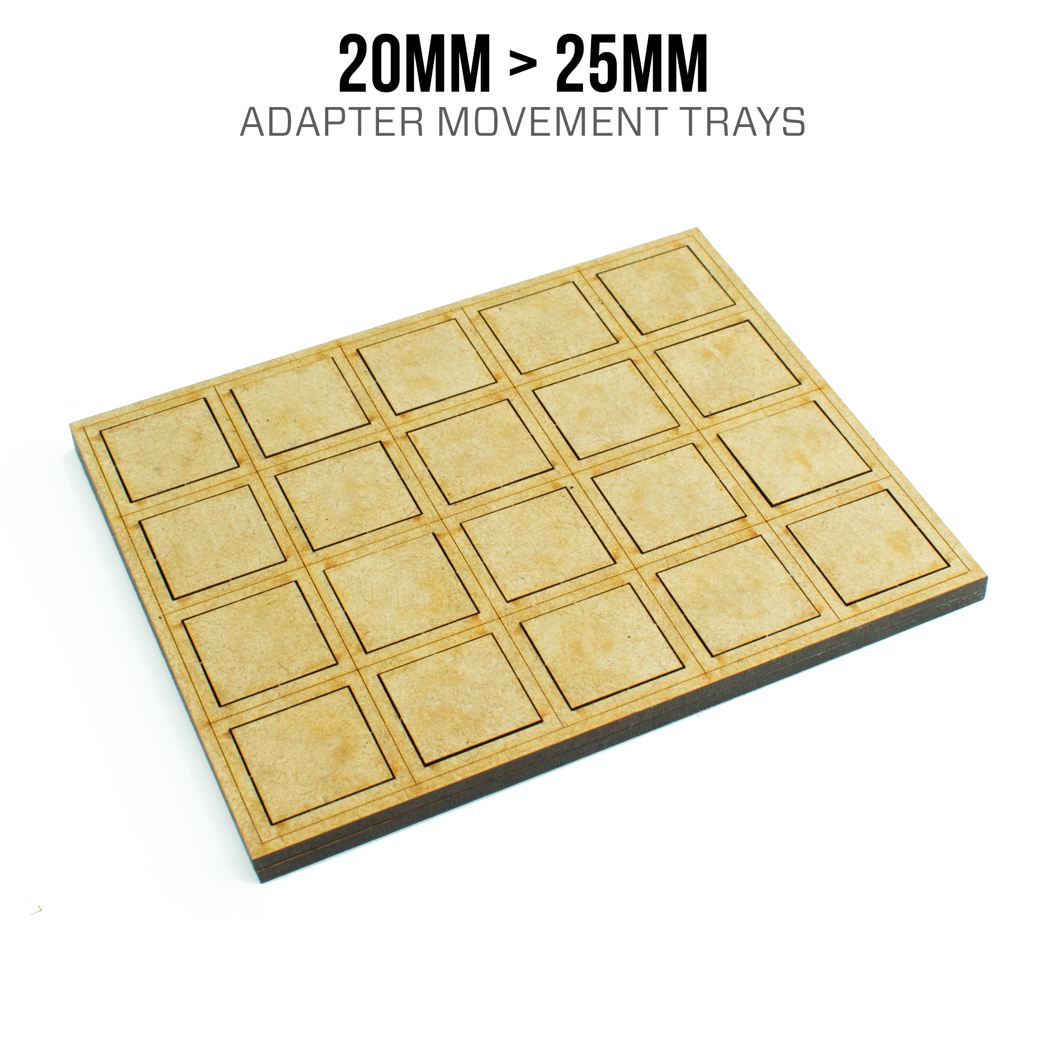 20 > 25mm Adapter Movement Trays