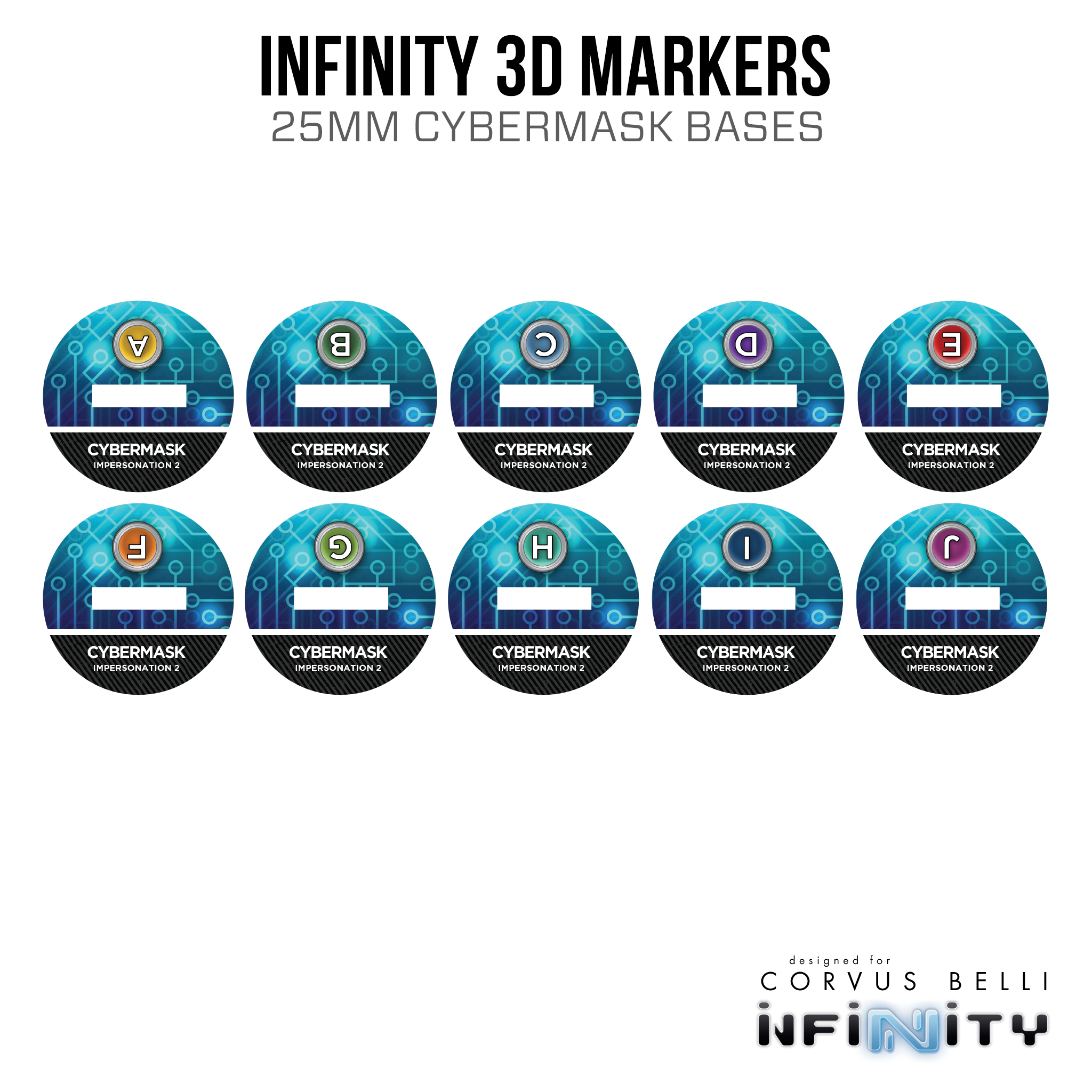 Infinity 3D Markers: Prowler (25mm Cybermask)
