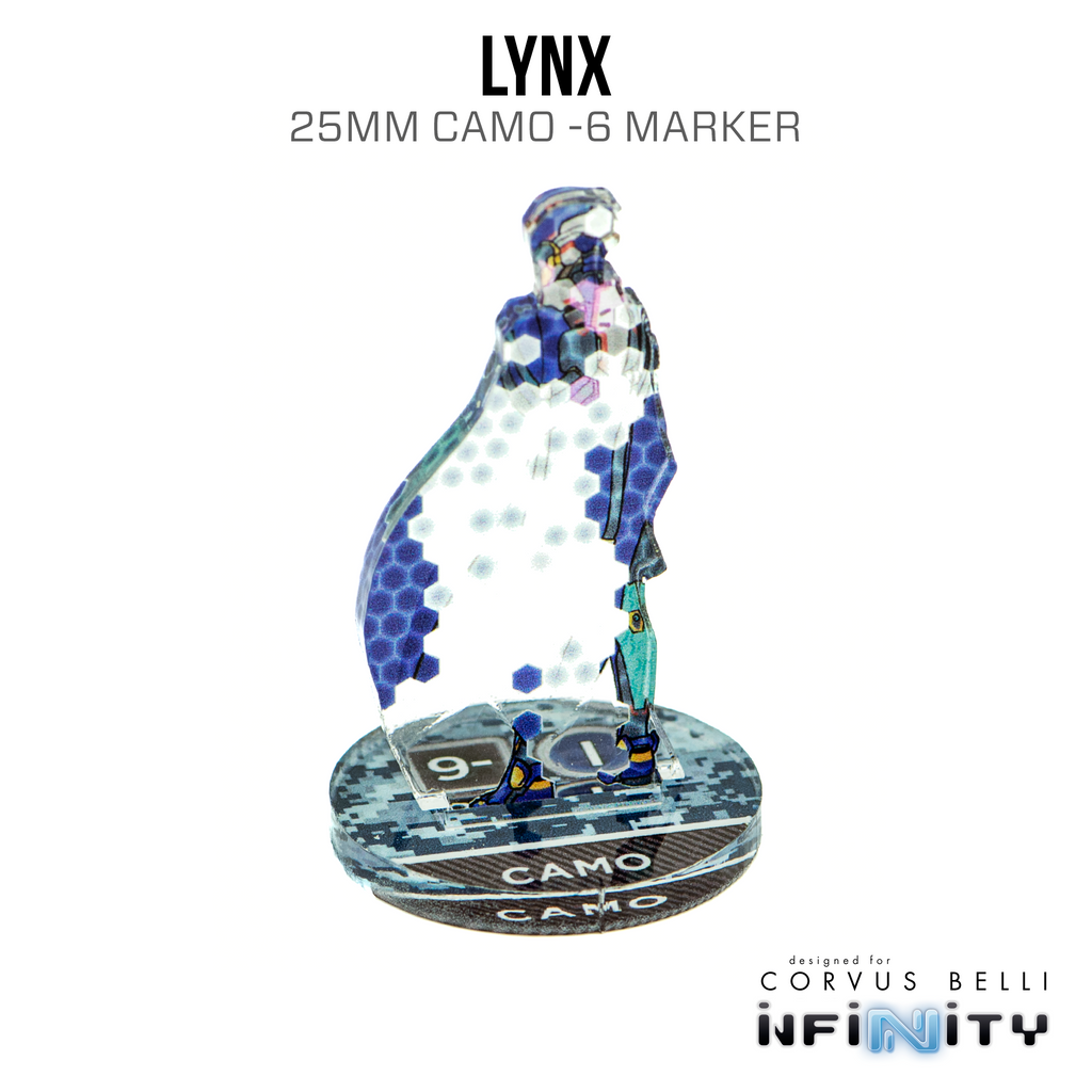 Infinity 3D Markers: Lynx (25mm Camo -6)