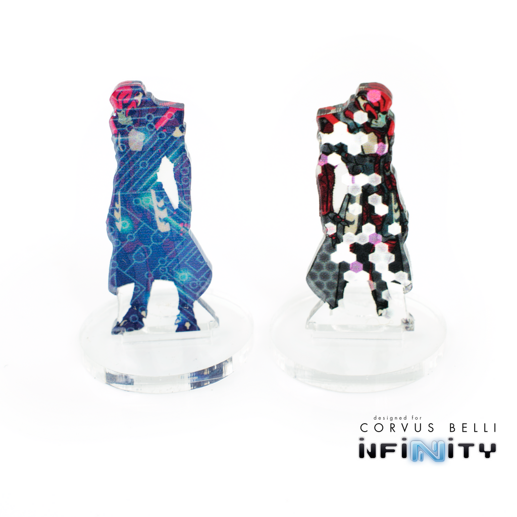 Infinity 3D Markers: Malignos (25mm Camo -6, Cybermask)