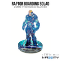Infinity 3D Markers: Raptor Boarding Squad (25mm Cybermask)